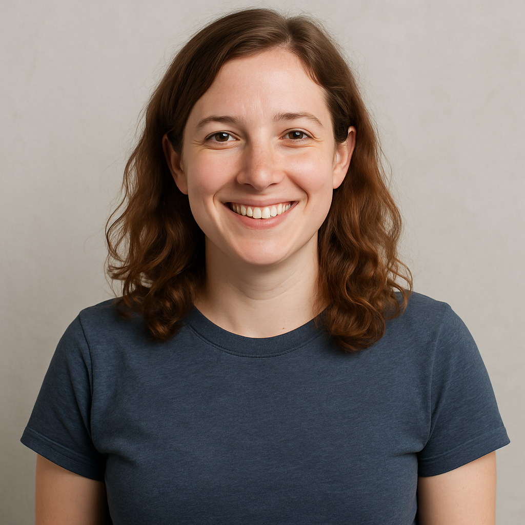 provide me with a generic team member to show on the website for demo purposes for a hubspot practicum  make sure the person changes each time put them in a casual outfit